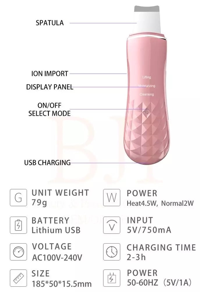 Ultrasonic Skin & Face Scrubber